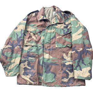 Military Issued Woodland Aircrew Cold Weather Jacket-U-‎ MEDIUM REGULAR | G1